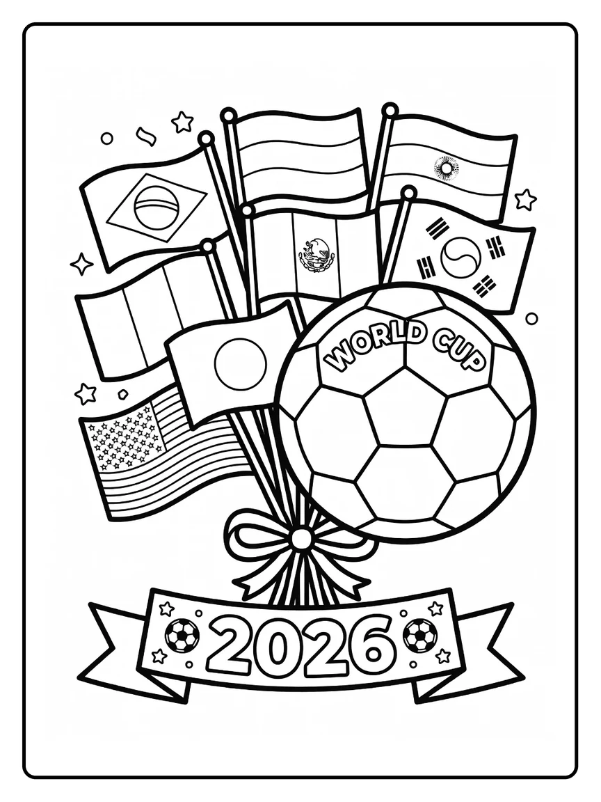 Coloriage Coupe du Monde 2026 (20) Coloriage Coupe du Monde 2026 (20)