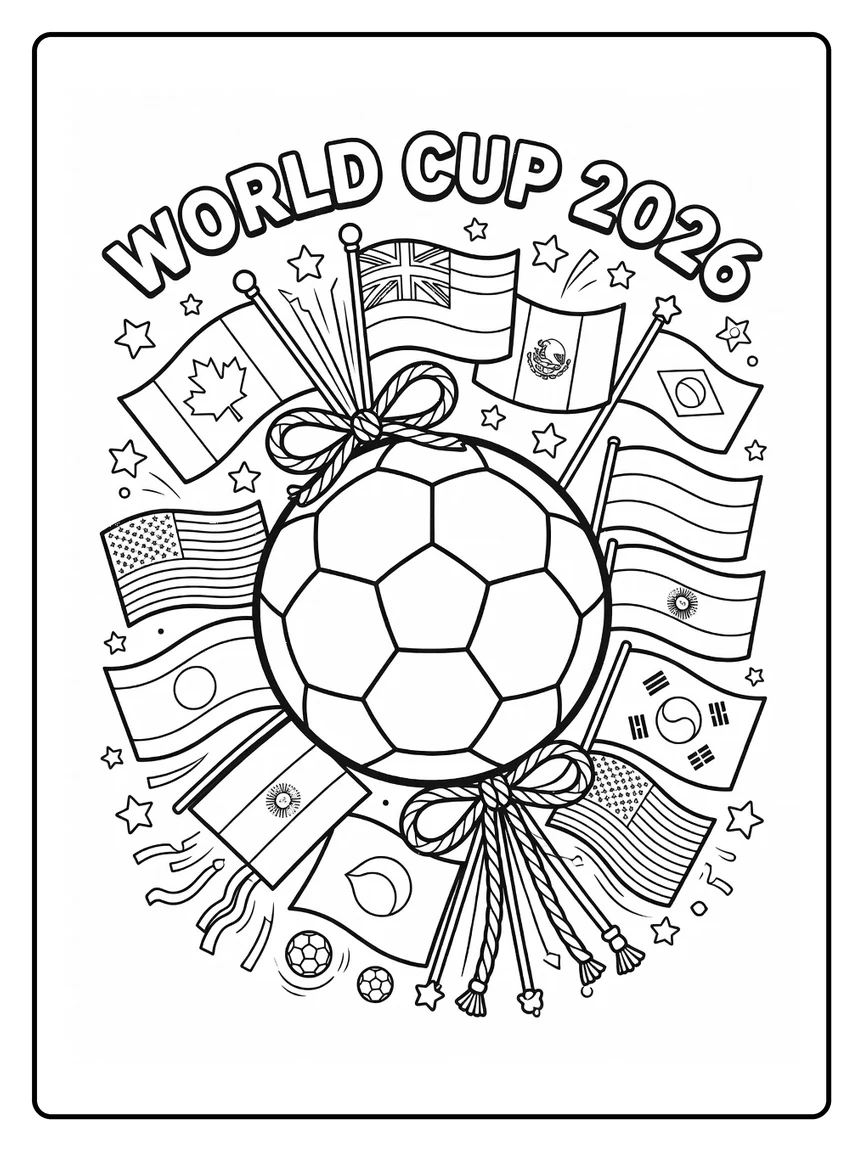 Coloriage Coupe du Monde 2026 (21) Coloriage Coupe du Monde 2026 (21)