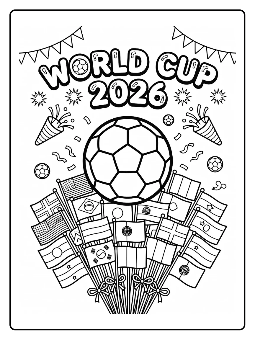 Coloriage Coupe du Monde 2026 (22) Coloriage Coupe du Monde 2026 (22)