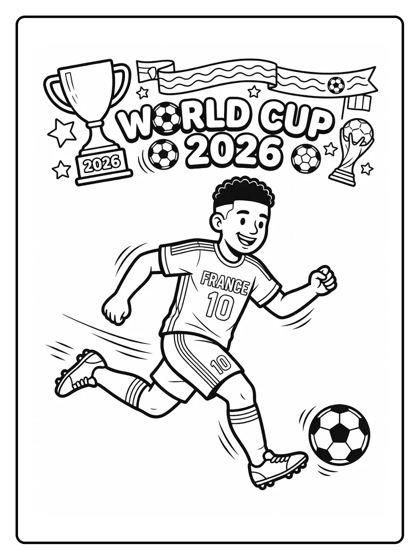 Coloriage Coupe du Monde 2026 (23) Coloriage Coupe du Monde 2026 (23)