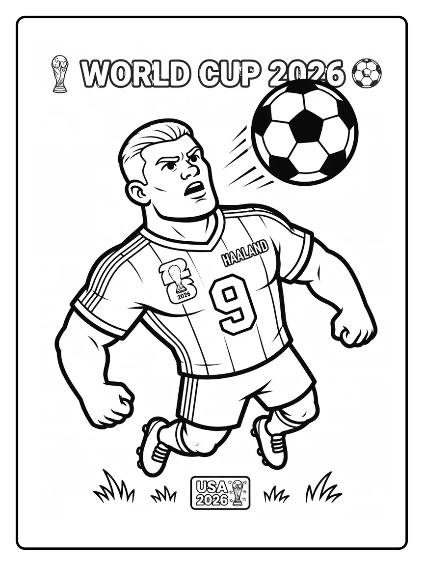 Coloriage Coupe du Monde 2026 (28) Coloriage Coupe du Monde 2026 (28)