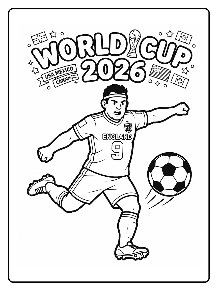 Coloriage Coupe du Monde 2026 (29) Coloriage Coupe du Monde 2026 (29)