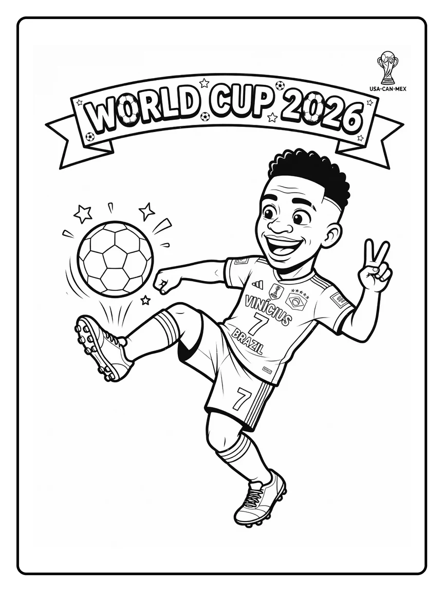 Coloriage Coupe du Monde 2026 (32) Coloriage Coupe du Monde 2026 (32)