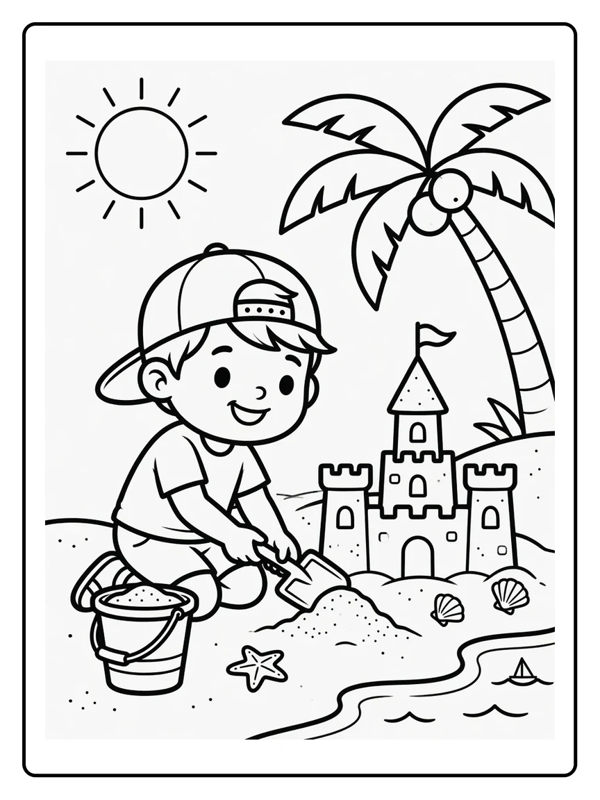 Coloriage Été (1) Coloriage Été (1)