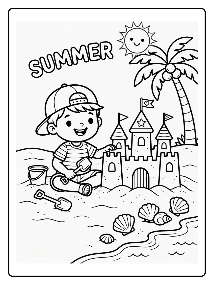 Coloriage Été (22) Coloriage Été (22)