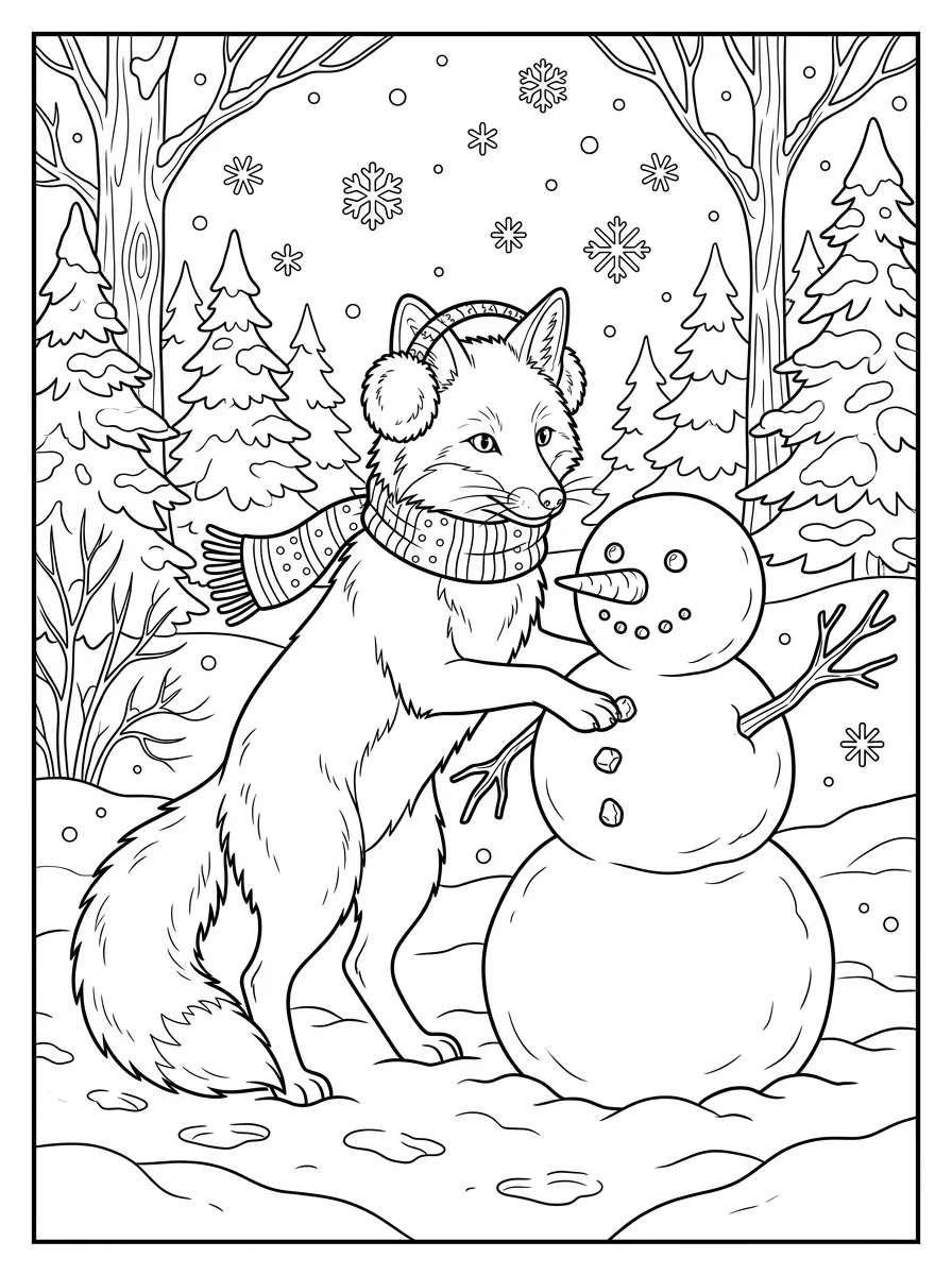 Coloriage Renard (2)