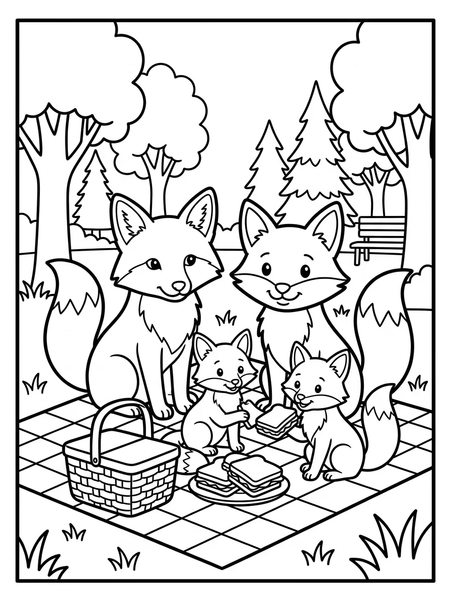 Coloriage Renard (5)