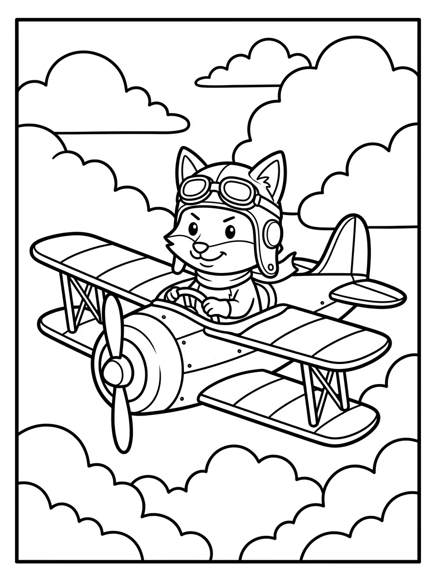 Coloriage Renard (8)