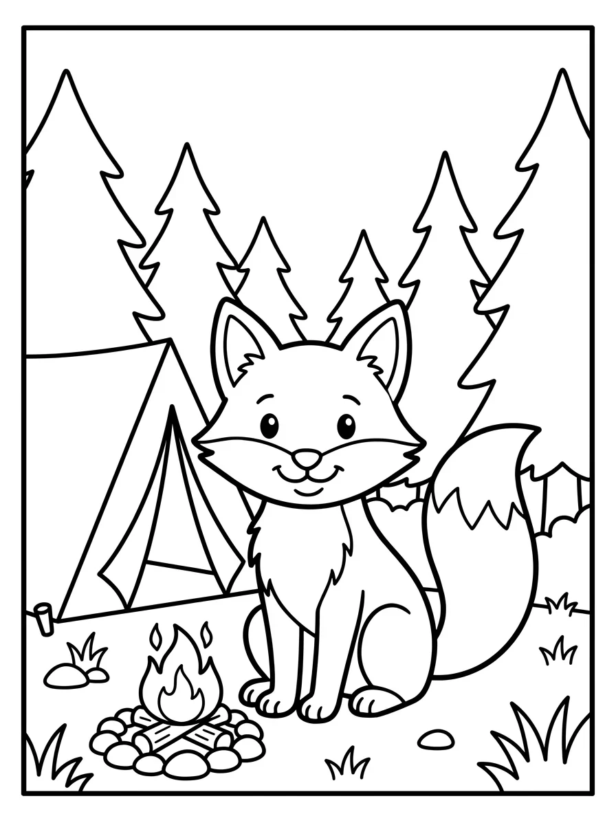 Coloriage Renard (10)