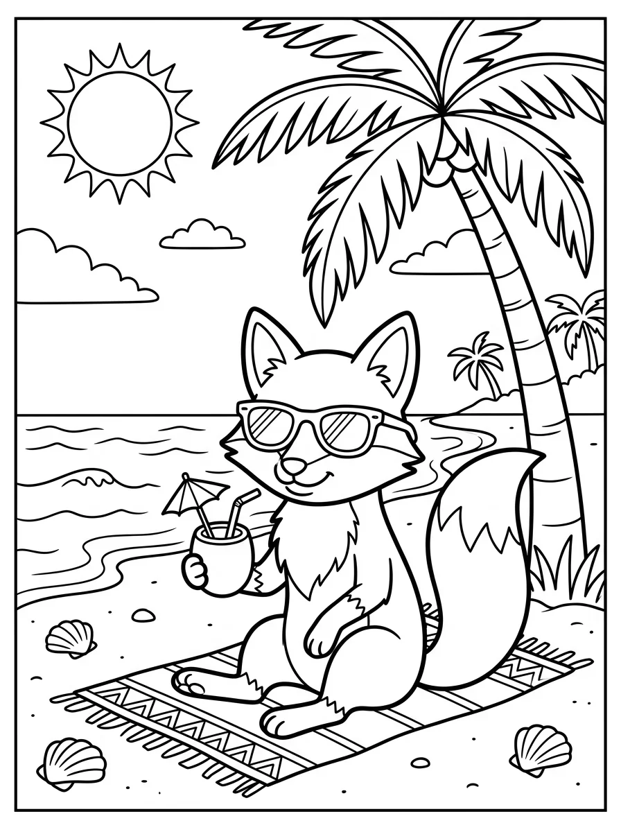 Coloriage Renard (12)
