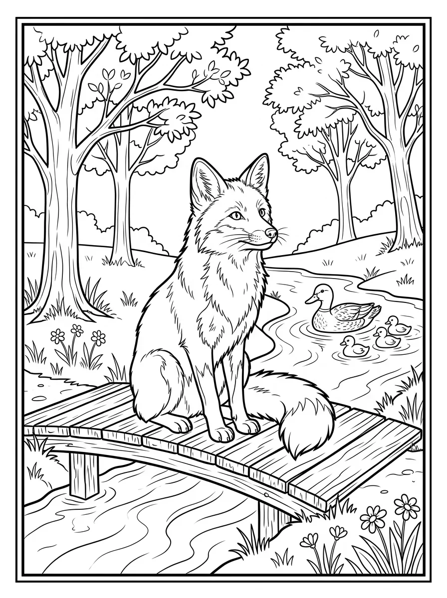 Coloriage Renard (13)