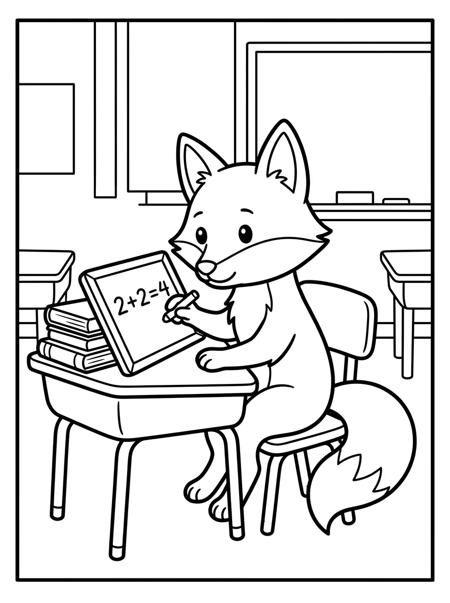 Coloriage Renard (14)