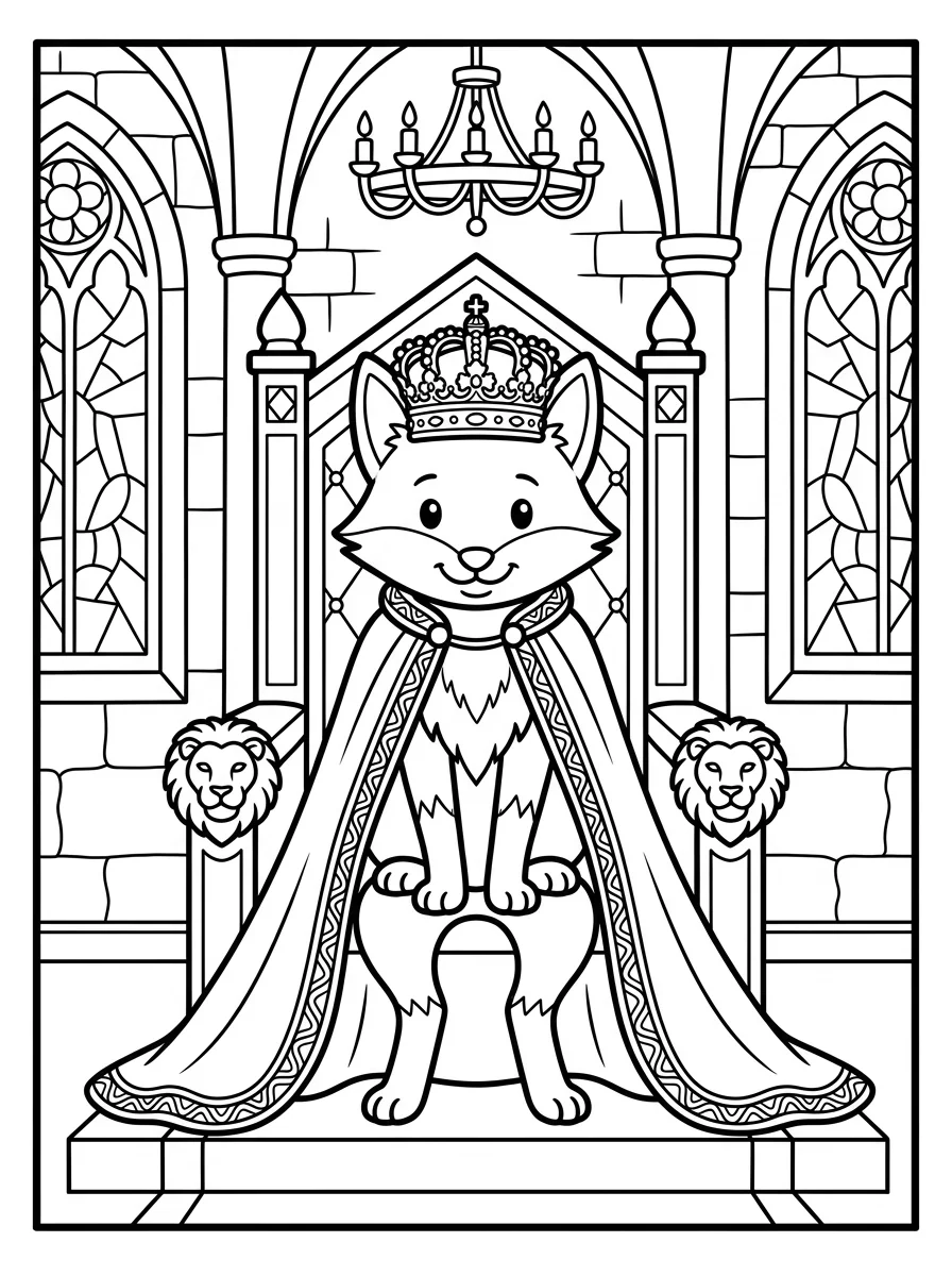 Coloriage Renard (17)