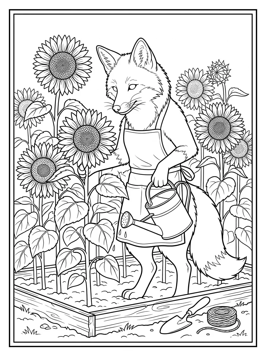 Coloriage Renard (19)