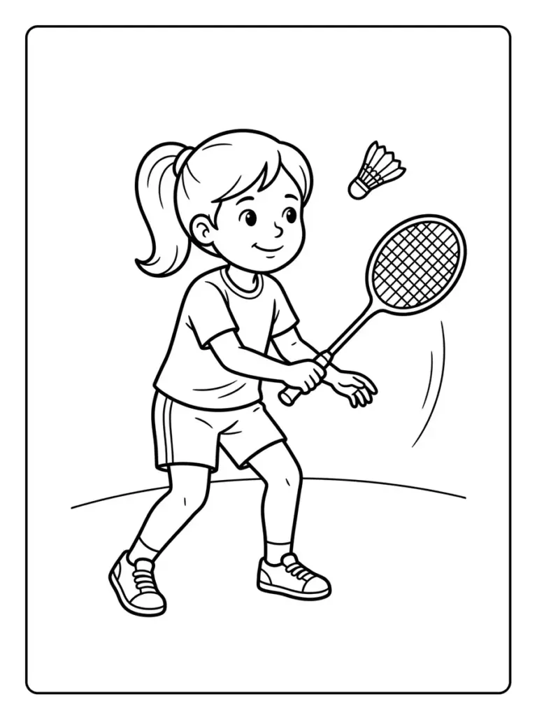 Coloriage Sport (PDF Gratuit à Imprimer)