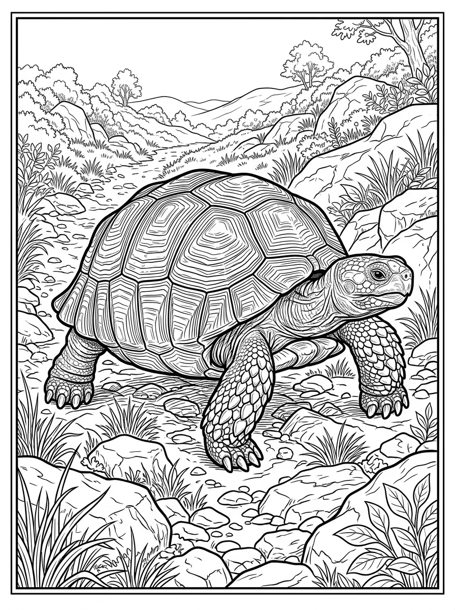 Coloriage Tortue (5) Coloriage Tortue (5)
