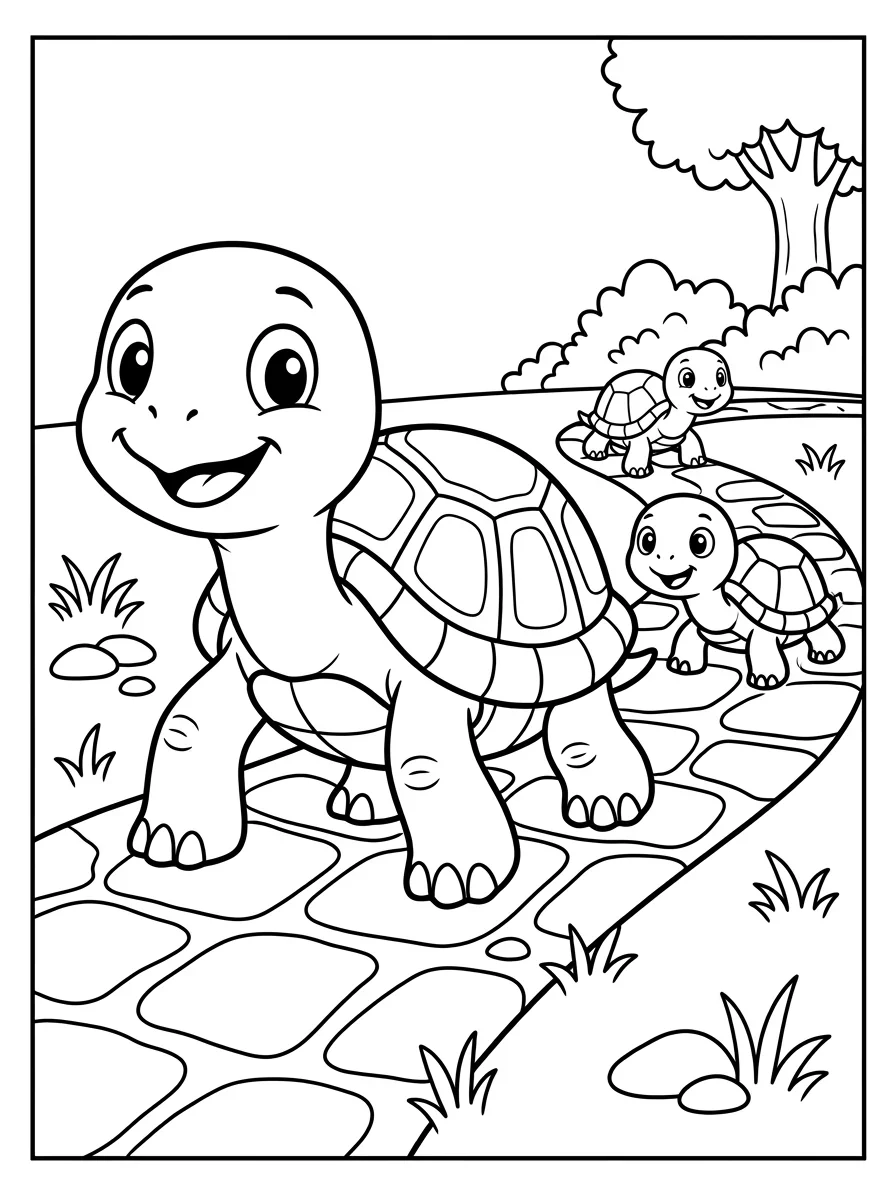 Coloriage Tortue (9) Coloriage Tortue (9)