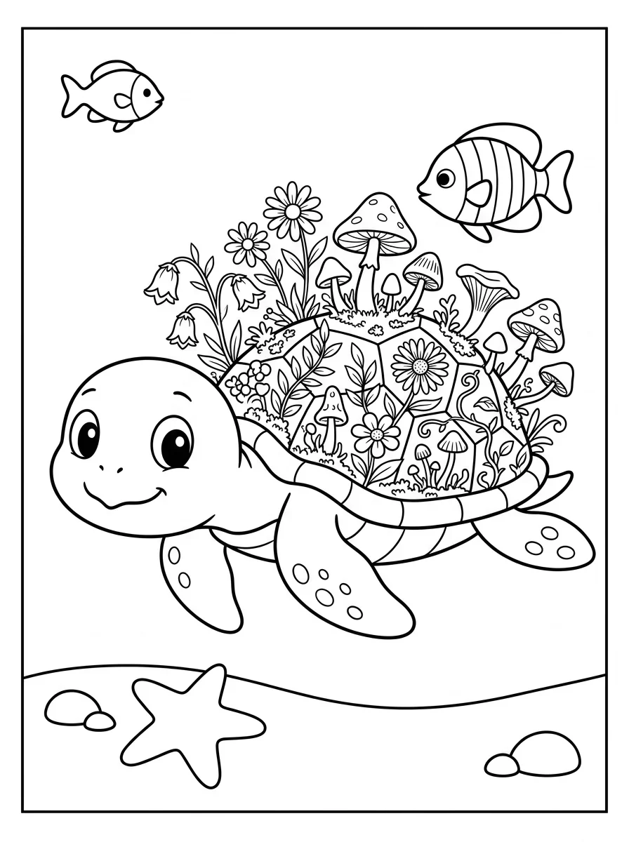 Coloriage Tortue (22) Coloriage Tortue (22)